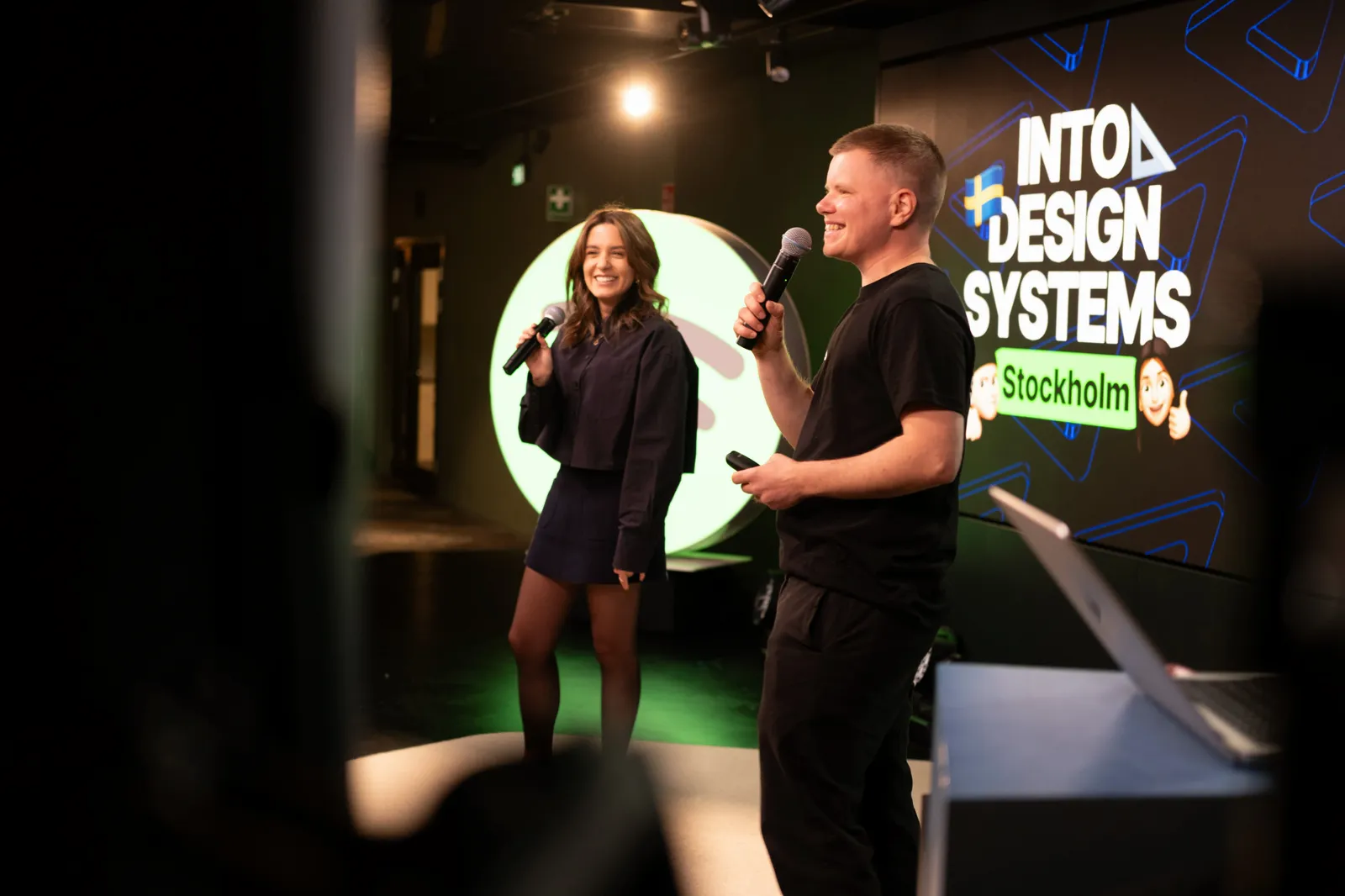 On stage at Spotify
